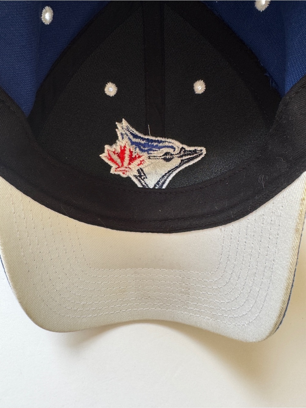 MLB Toronto Blue Jays New Era Fitted Hat Baseball Cap 6 Panel Blue One Size - Picture 7 of 13